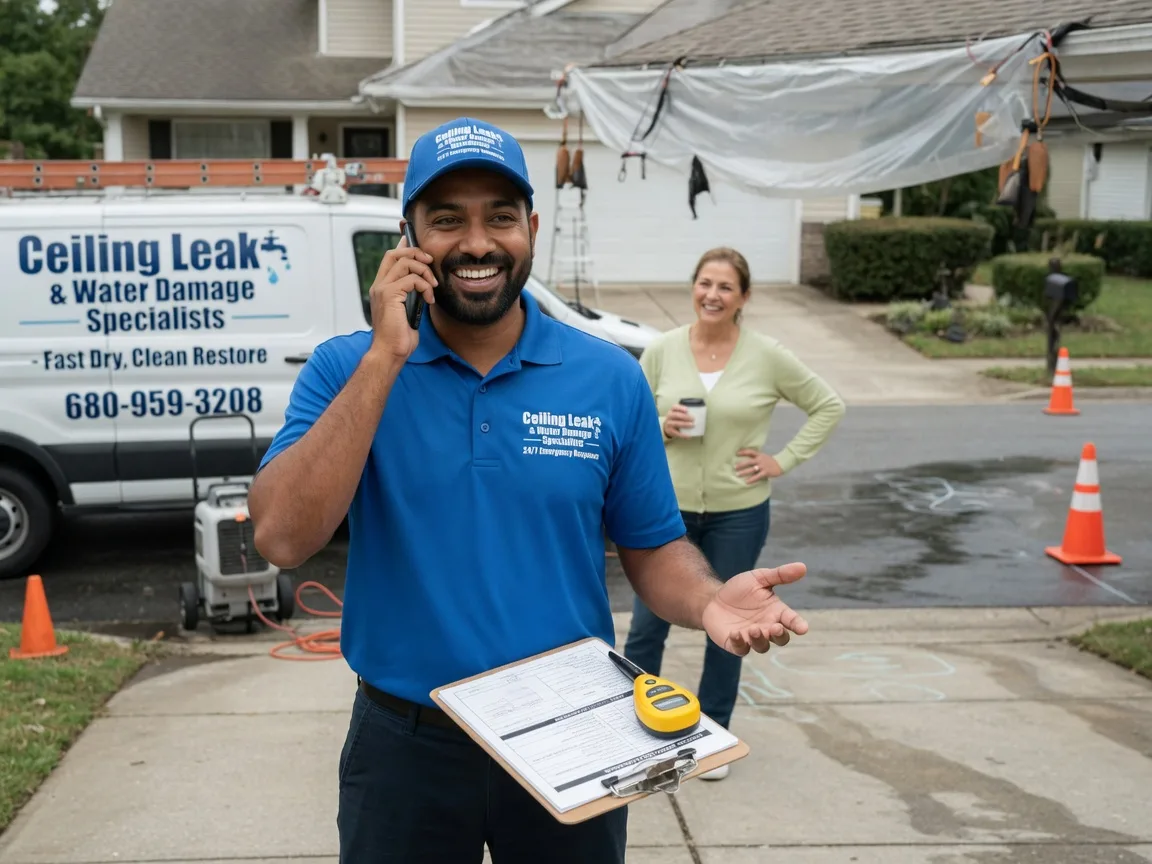 Ceiling Leak Cleanup Taylors Falls, MN FAQs